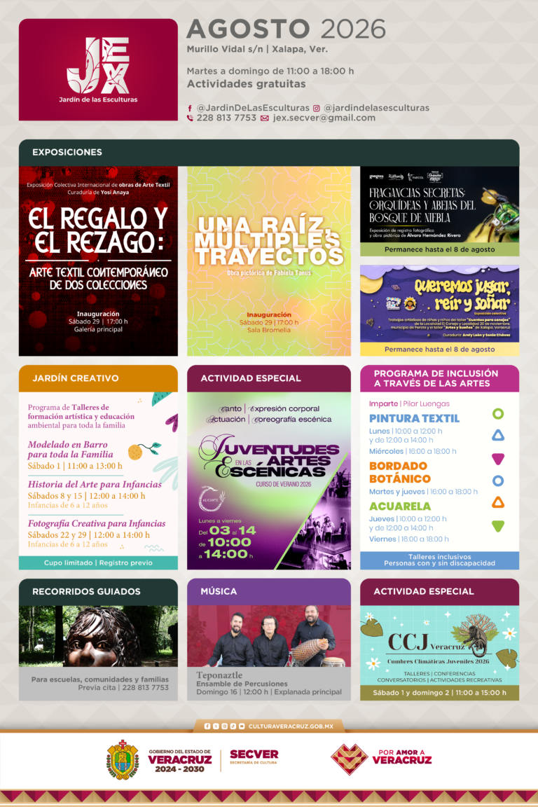 Cartelera JEX Agosto 2026_1